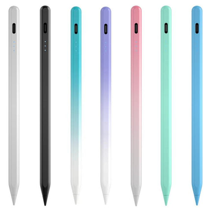 For IPad 2018 Or Later Three-LED Power Indicator Anti-Misclick Tilt-Sensitive Pressure-Sensitive Active Capacitive Stylus