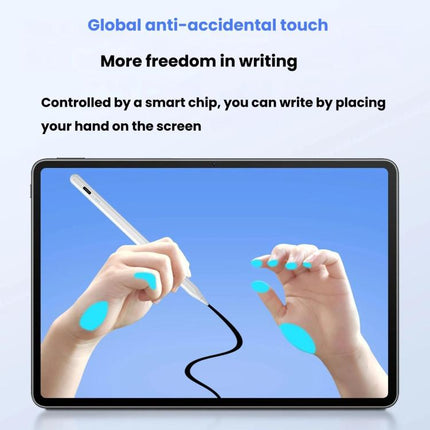 For IPad 2018 Or Later Three-LED Power Indicator Anti-Misclick Tilt-Sensitive Pressure-Sensitive Active Capacitive Stylus