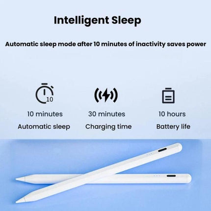 For IPad 2018 Or Later Three-LED Power Indicator Anti-Misclick Tilt-Sensitive Pressure-Sensitive Active Capacitive Stylus