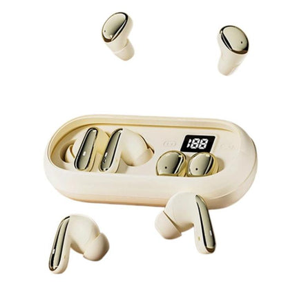 MD35 2pairs In-Ear Digital Display Noise Reduction Earphone Wireless Bluetooth Sleep Earbuds