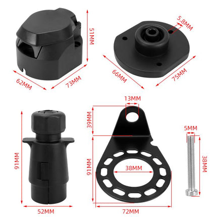7-pin Automotive Connector Copper Pin Connector Kit