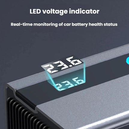 1 To 9 Car Cigarette Lighter With Independent Switches Voltage Display & Retractable Cable Car Charger, GE08
