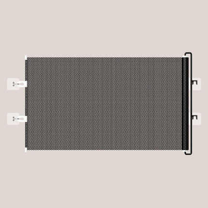 Anti-Jump Retractable Pet Gate Pet Barrier Anti-Escape Door Panel For Cats, 40 x 125cm, 45 x 125cm, 50 x 125cm, 58 x 125cm, 68 x125cm, 75 x 140cm, 85 x 140cm
