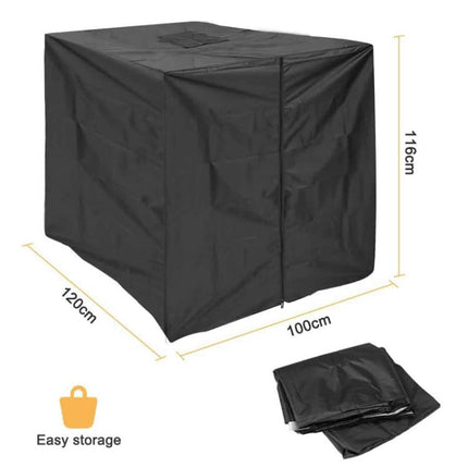 210D Oxford Fabric IBC Tote Cover for 1000L Tank Waterproof, Dustproof & Thermal Insulation Cover with Zipper and Buckles