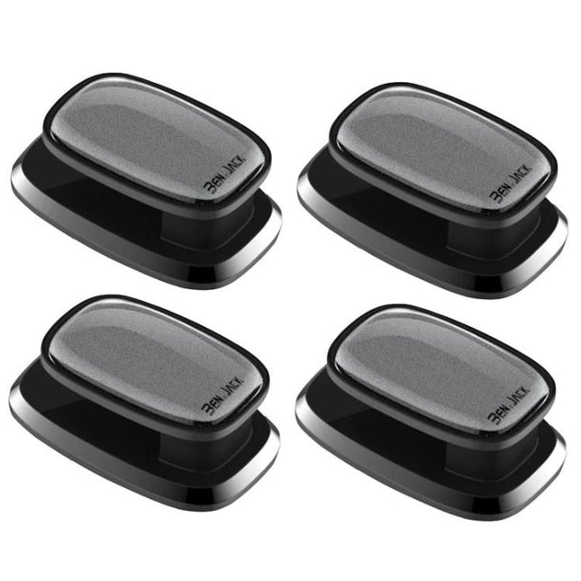 BEN.JACK BAL190409 4pcs Mini Multifunctional Car Hook Self-Adhesive Wall Hook For Home Use