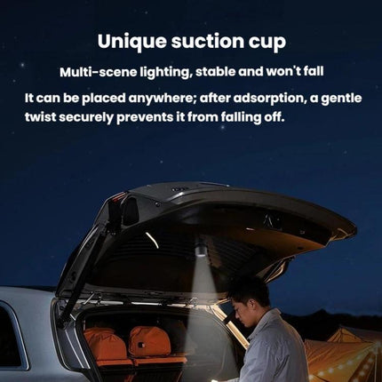 BEN.JACK BAL251102A Multi-Color Adjustable Magnetic Car Reading Light Multifunctional Detachable Roof Light