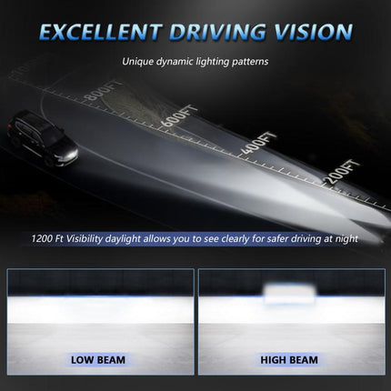 5.75-Inch High-Power Motorcycle Starry Sky Flowing Aperture Cut-Line Headlight, R25