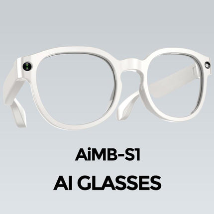 AIMB-S1 Smart Glasses Support 2MP Camera, 1080P Video Recording, Audio Recording & AI Translation