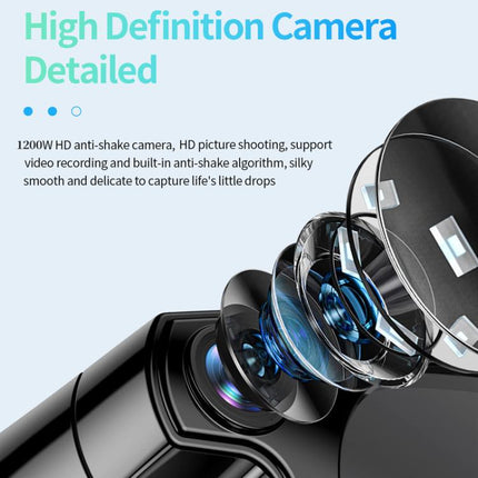 JS01 Pro Smart Glasses Support 12MP Camera, AI Translation, Human Detection, Video & Audio Recording, Transparent Anti-Blue Light Lenses, Graduated Blue Lenses, Graduated Red Lenses