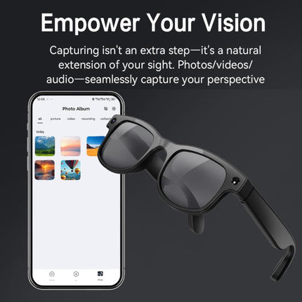 AIMB-G2 Smart Glasses Support 8MP Camera, AI Translation, Human Recognition & Audio Recording