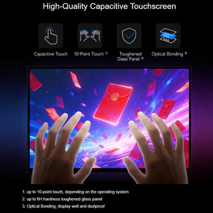 WAVESHARE 16 Inch 2K RHD Portable Touchscreen IPS Panel With Magnetic Protective Case, 2560x1600