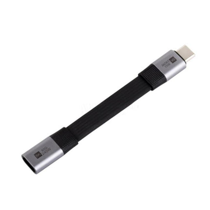 WAVESHARE USB4 V2.0 Type-C Extension Cable 80Gbps High-Definition Video Transmission, Straight Head, 90-Degree Bend Head