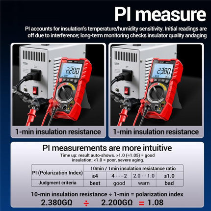 ANENG 1000V Insulation Resistance Tester Digital Megohmmeter, MH17