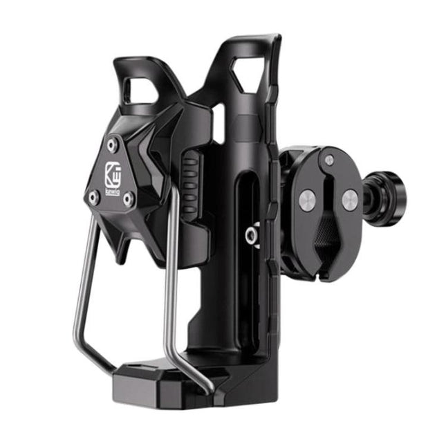 Adaptive Anti-Slip Water Bottle Holder For Motorcycles & Bicycles 360-Degree Rotating Anti-Theft Cup Holder, Kewig SHJ-6