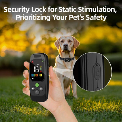 T800S 3-In-1 Remote Dog Trainer Bark Collar With Two-Way Communication Displays Dog Status & Activity Monitor, T800S