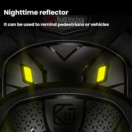 Kewig 2pcs Quick-Release Shockproof Motorcycle Riding Protective Covers Anti-Fall Knee & Elbow Pads, Elbow Guard L, Elbow Guard M, Knee Guard L, Knee Guard M