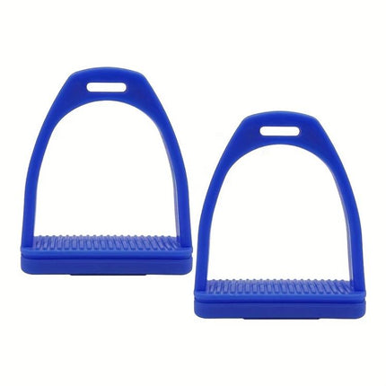 1pair High-strength Engineering Plastic Stirrup With Non-Slip Rubber Pads