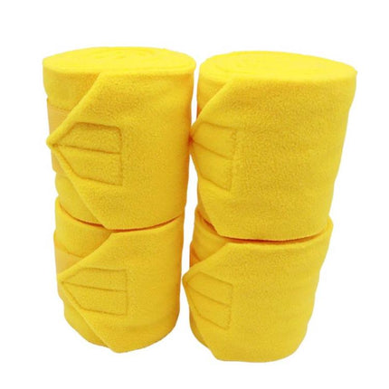 4pcs/ Pack Thick Fleece Horse Leg Wraps Adhesive Horse Leg Wraps