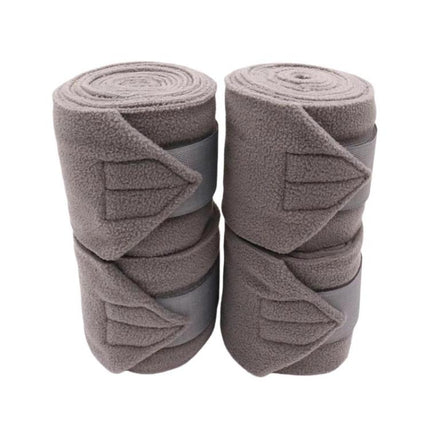 4pcs/ Pack Thick Fleece Horse Leg Wraps Adhesive Horse Leg Wraps