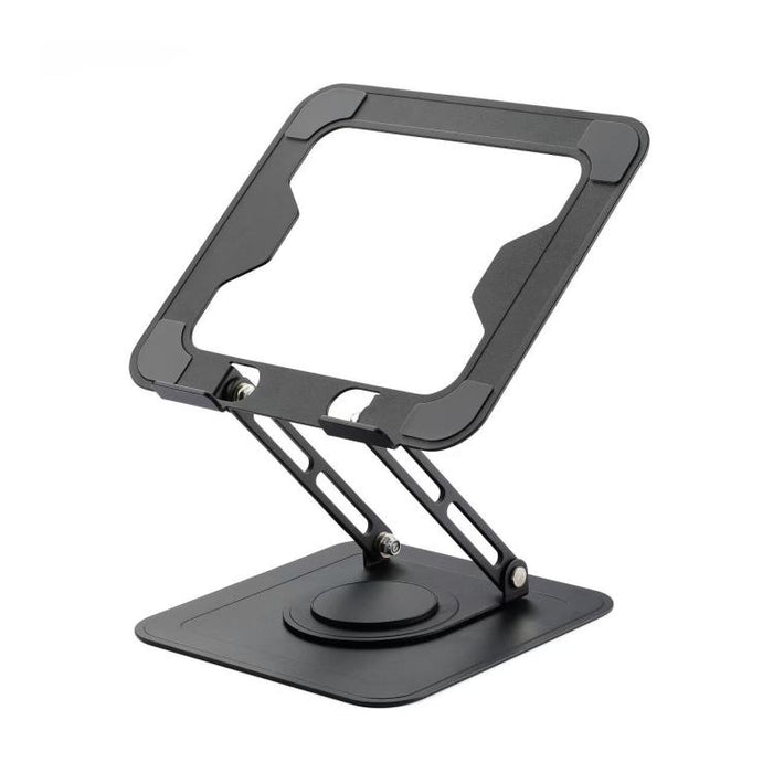 360 Degree Rotating Foldable Height Adjustable Ventilated Metal Computer Stand, NH-02Pro