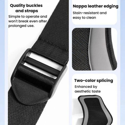 AUTOWOEL Universal Car Ventilated Lumbar Support Portable Car Seat Back Cushion, Without Fan Grey, Without Fan Blue, With Fan Grey, With Fan Blue