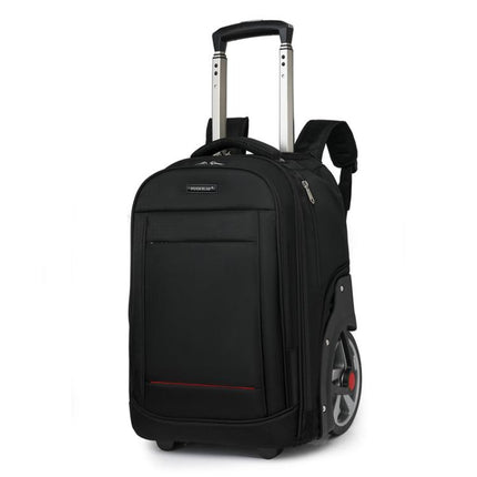 20 Inch Carry-On Trolley Backpack Large Capacity Waterproof Oxford Travel Duffle Bag With Wheels & TSA Lock