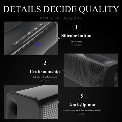 Computer Surround Dual-speaker Subwoofer Bluetooth Speaker, BS-28A