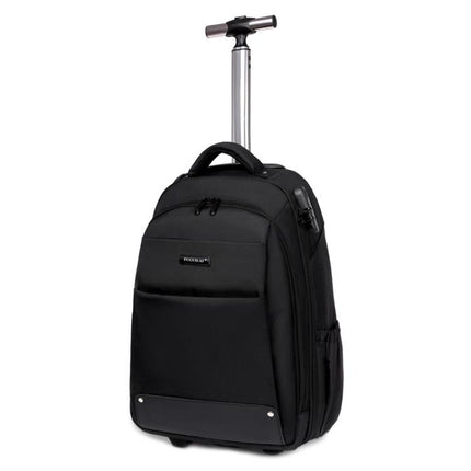FUGUILAI Wheeled Backpack with Hideable Wheels & Straps, TSA Lock & 2-Stage Telescopic Handle Trolley Backpack for Business Travel