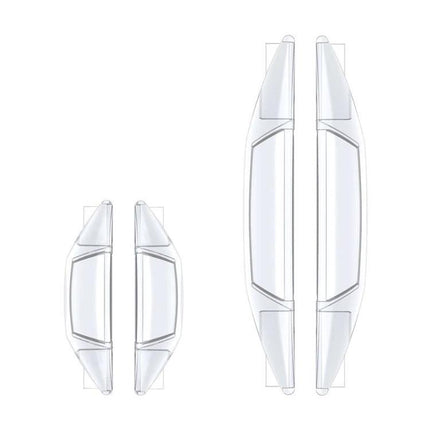 SHUNWEI SD-2158 4pcs / set Universal Car Door Anti-Collision Sticker Door Edge Anti-Scratch & Anti-Bump Rubber Strip