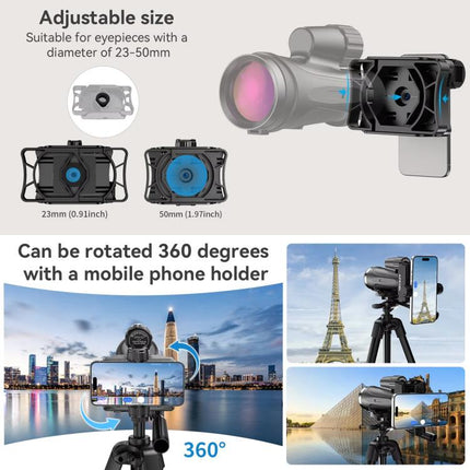 APEXEL WiFi 2MP Digital Eyepiece APP Control For Microscopes, Monocular/Binocular Telescopes