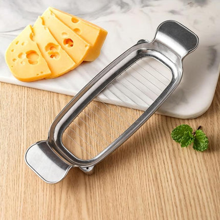 LsCook Die-Cast Aluminum Stainless Steel Cheese Slicer Butter Foie Gras Slicer, Non-stick, Polished, 430