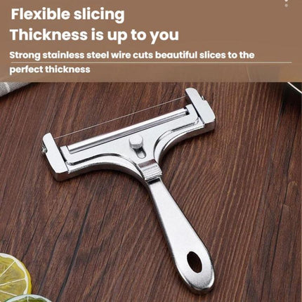 LsCook Adjustable Thickness Butter Cheese Slicer Cheese Scraper