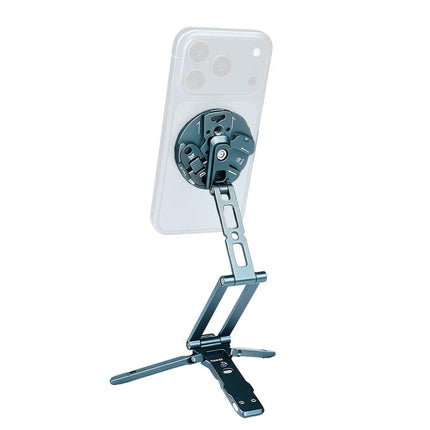 XILETU All-In-One Magnetic Phone Mount With 1/4-Inch Screw, Action, Cold Shoe, NATO Interfaces, MI-1, MI-1+XJ-28 Bracket, MI-1+MC-22S Gimbal+XT-18S Tripod