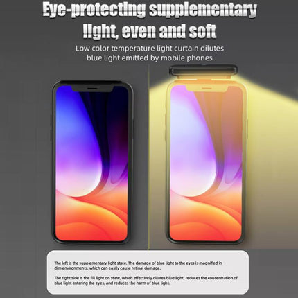 Portable Magnetic Mobile Phone Night Reading Eye Protection Lamp