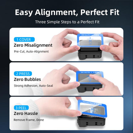 For Insta360 Ace Pro 2 Flymile Tempered Glass Screen Protector