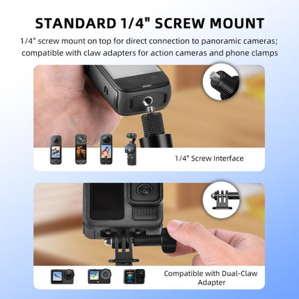 For DJI Osmo Pocket 3 / Action 6 / Insta360 X5 BRDRC Telescopic Extension Pole Selfie Stick