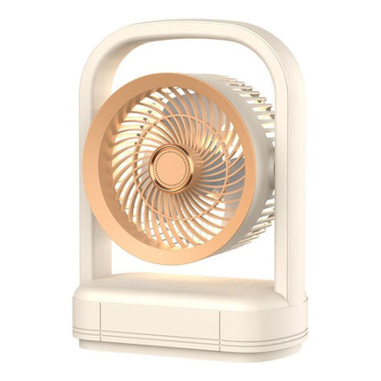 Desktop Wall-Mounted Electric Fan With Light Air Circulation Fan