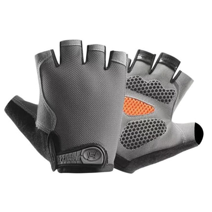 Breathable Half-Finger Gloves For Outdoor Fitness & Sports Non-Slip Wear-Resistant Mountaineering Fingerless Gloves, XL