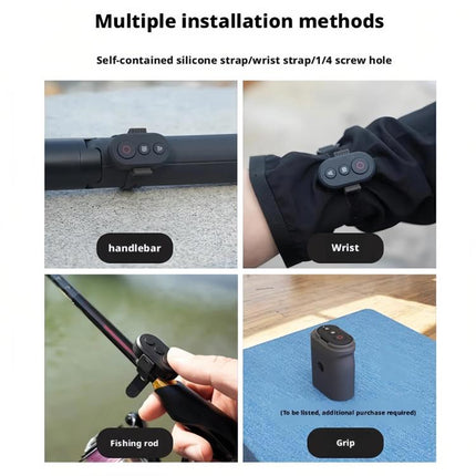 Action Camera Bluetooth Remote Control For Insta360 X5 / X4 / X3 / GO3S / Ace Pro2