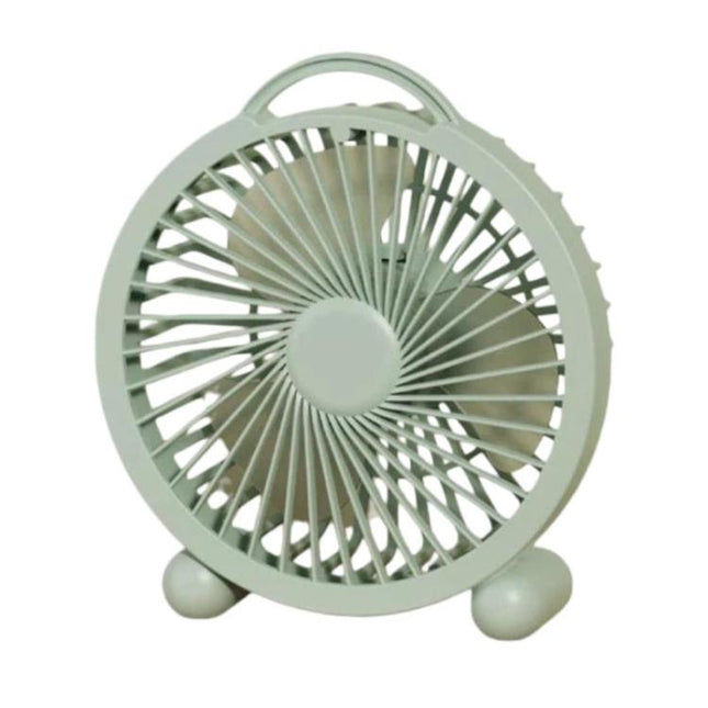 Portable Desktop Fan High-Wind Table Fan For Dormitory & Office, 4 inch Plug-in White, 4 inch Plug-in Green, 4 inch Plug-in Pink, 6 inch Rechargeable White, 6 inch Rechargeable Green, 6 inch Rechargeable Pink