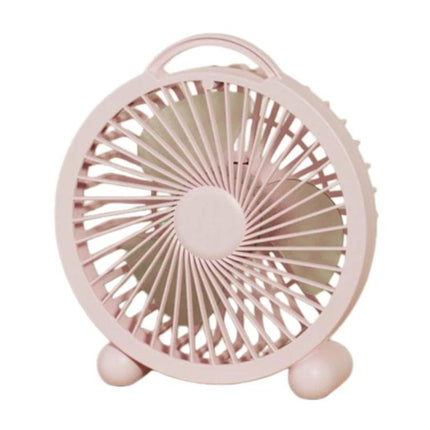 Portable Desktop Fan High-Wind Table Fan For Dormitory & Office, 4 inch Plug-in White, 4 inch Plug-in Green, 4 inch Plug-in Pink, 6 inch Rechargeable White, 6 inch Rechargeable Green, 6 inch Rechargeable Pink