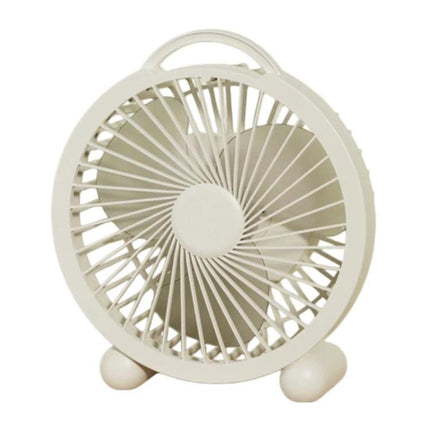 Portable Desktop Fan High-Wind Table Fan For Dormitory & Office, 4 inch Plug-in White, 4 inch Plug-in Green, 4 inch Plug-in Pink, 6 inch Rechargeable White, 6 inch Rechargeable Green, 6 inch Rechargeable Pink