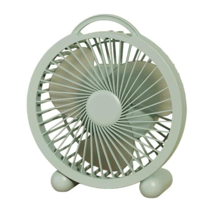 Portable Desktop Fan High-Wind Table Fan For Dormitory & Office, 4 inch Plug-in White, 4 inch Plug-in Green, 4 inch Plug-in Pink, 6 inch Rechargeable White, 6 inch Rechargeable Green, 6 inch Rechargeable Pink