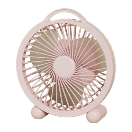 Portable Desktop Fan High-Wind Table Fan For Dormitory & Office, 4 inch Plug-in White, 4 inch Plug-in Green, 4 inch Plug-in Pink, 6 inch Rechargeable White, 6 inch Rechargeable Green, 6 inch Rechargeable Pink