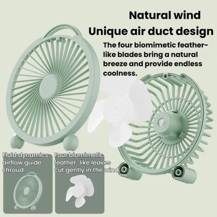 Portable Desktop Fan High-Wind Table Fan For Dormitory & Office, 4 inch Plug-in White, 4 inch Plug-in Green, 4 inch Plug-in Pink, 6 inch Rechargeable White, 6 inch Rechargeable Green, 6 inch Rechargeable Pink