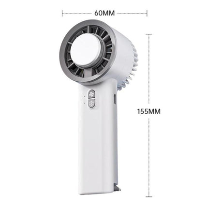 Portable Handheld Ice Cooling Fan Desktop Semiconductor Turbine High-Speed Fan
