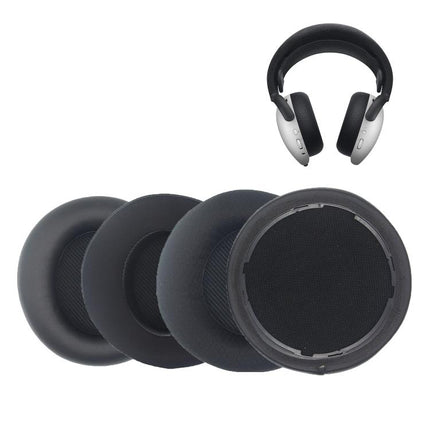For Alienware AW720H / AW520H 1pair Replacement Ear Pads Ear Cushions Repair Parts, Protein Leather, Football Mesh, Cooling Gel, Sheepskin Leather