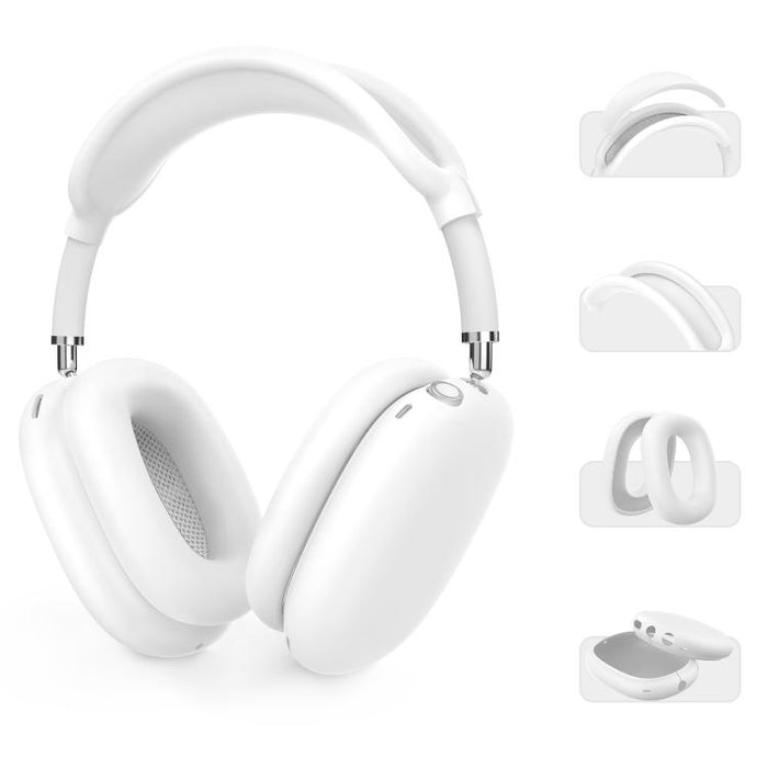 For AirPods Max 2 / Max AhaStyle WG135 4-Piece Set Head-Mounted Silicone Protective Cover