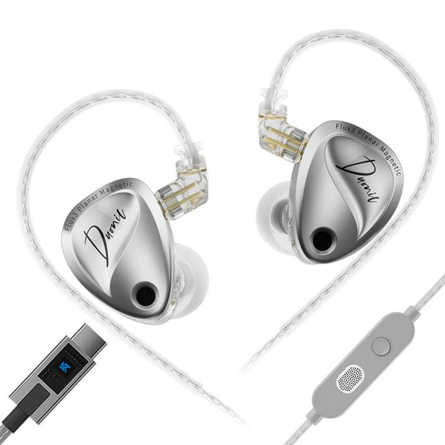 KZ Duonic Dual Power Triple Magnet Planar Magnetic 1.2m Wired HiFi Earphone, Original Sound 3.5mm, Original Sound 3.5mm With Mic, Original Sound Type-C Sound Card, Enhanced Tuning 3.5mm, Enhanced Tuning 3.5mm With Mic, Enhanced Tuning Type-C Sound Card