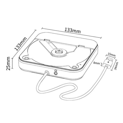 Multi-Functional Car External CD Player With USB Lossless Connection To HiFi Player